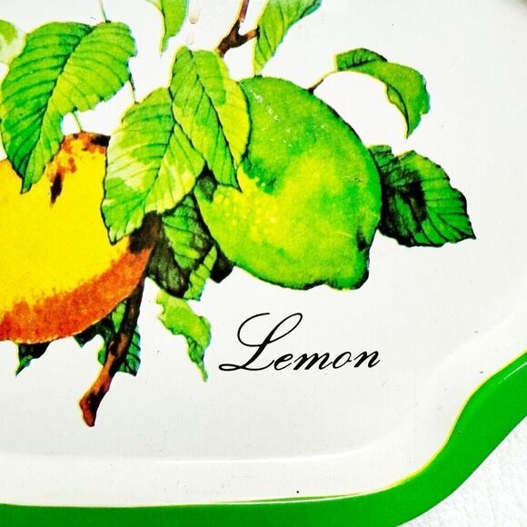Vintage Lemon Tin Dish - Picture 2 of 5